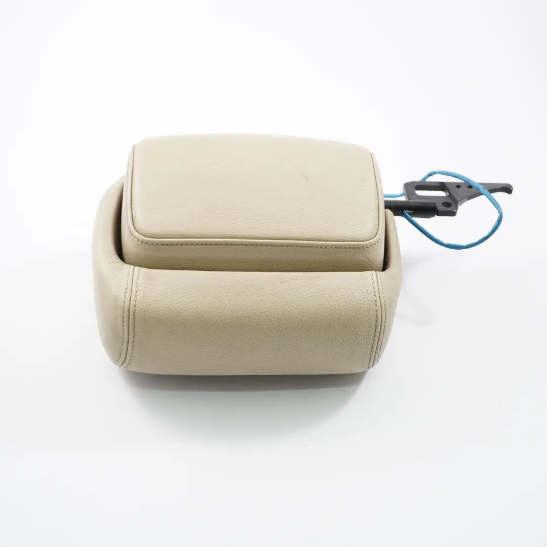 BMW E64 Seat Headrest Front Left N/S Cream Beige Leather Head Rest - SKU 9143915 - Part number 9143915