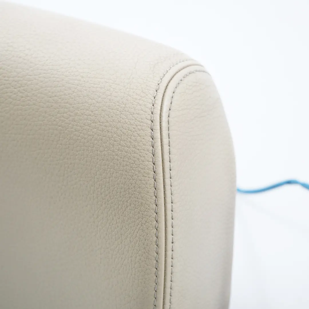 Siège Appui-tête avant gauche Appui-tête en cuir beige crème pour BMW E64 à propos du numéro de pièce 9143915 BMW E64 Siège Appui-tête avant gauche Appui-tête en cuir beige crème - SKU 9143915 - Numéro de pièce 9143915