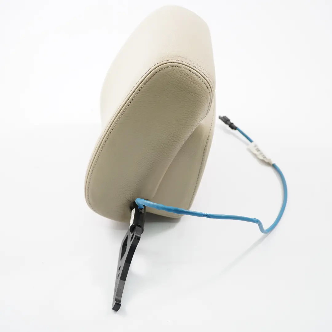 poggiatesta sedile anteriore sinistro Crema Beige poggiatesta in pelle per BMW E64 con numero di parte 9143915 BMW E64 poggiatesta sedile anteriore sinistro Crema Beige poggiatesta in pelle - SKU 9143915 - Numero di parte 9143915