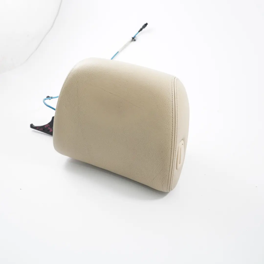 poggiatesta sedile anteriore destro Crema Beige poggiatesta in pelle per BMW E64 con numero di parte 9143916 BMW E64 poggiatesta sedile anteriore destro Crema Beige poggiatesta in pelle - SKU 9143916 - Numero di parte 9143916