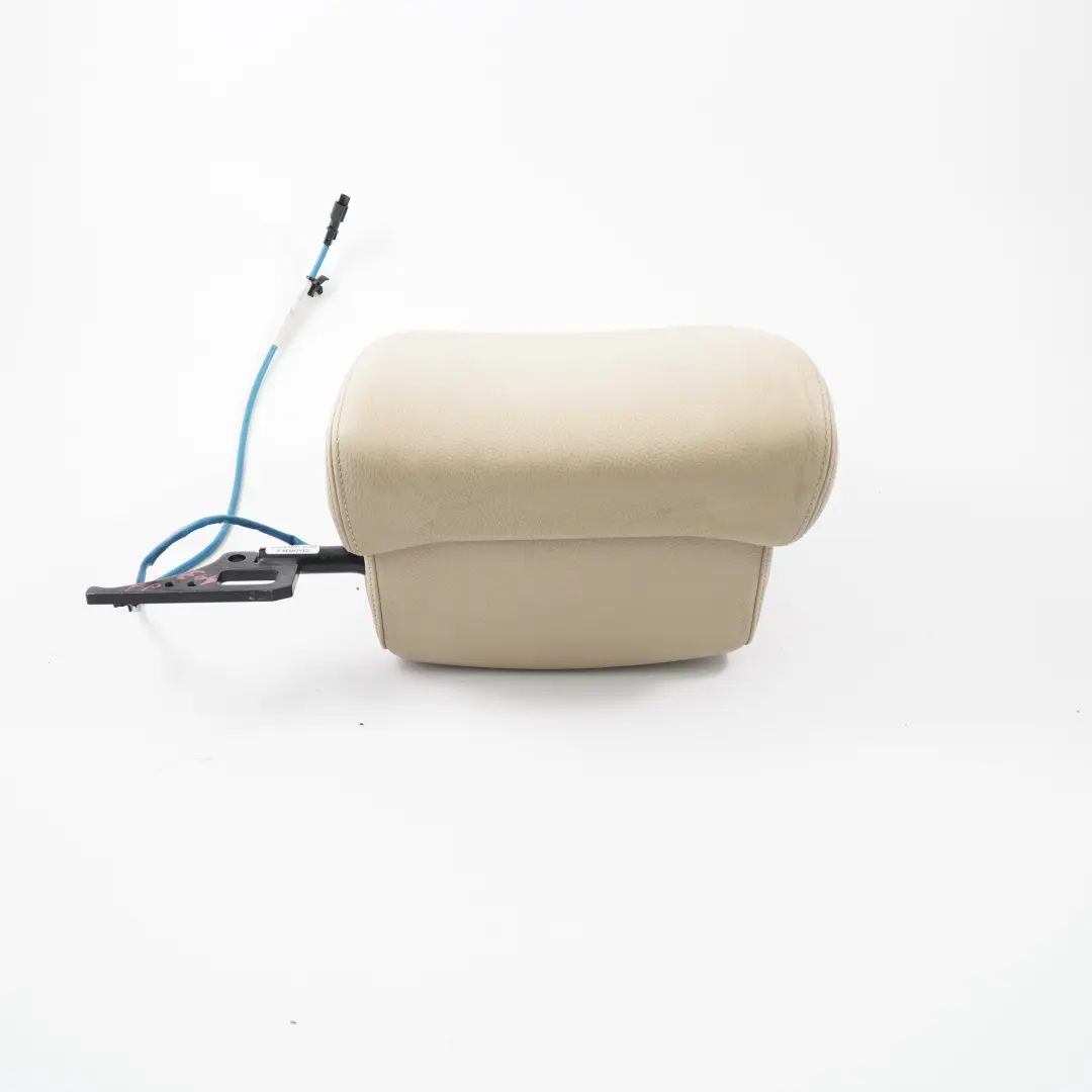 Sitz Kopfstütze vorne rechts Creme Beige Leder Kopfstütze für BMW E64 mit Teilenummer 9143916 BMW E64 Sitz Kopfstütze vorne rechts Creme Beige Leder Kopfstütze - SKU 9143916 - Teilenummer 9143916