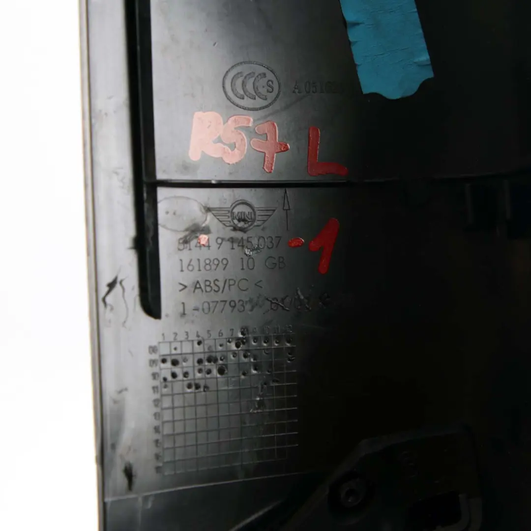 Couvercle Colonne A Gauche HiFi Trim Panel pour Mini Cooper R57 Cabrio à propos du numéro de pièce 9145037 Mini Cooper R57 Cabrio Couvercle Colonne A Gauche HiFi Trim Panel - SKU 9145037-1 - Numéro de pièce 9145037