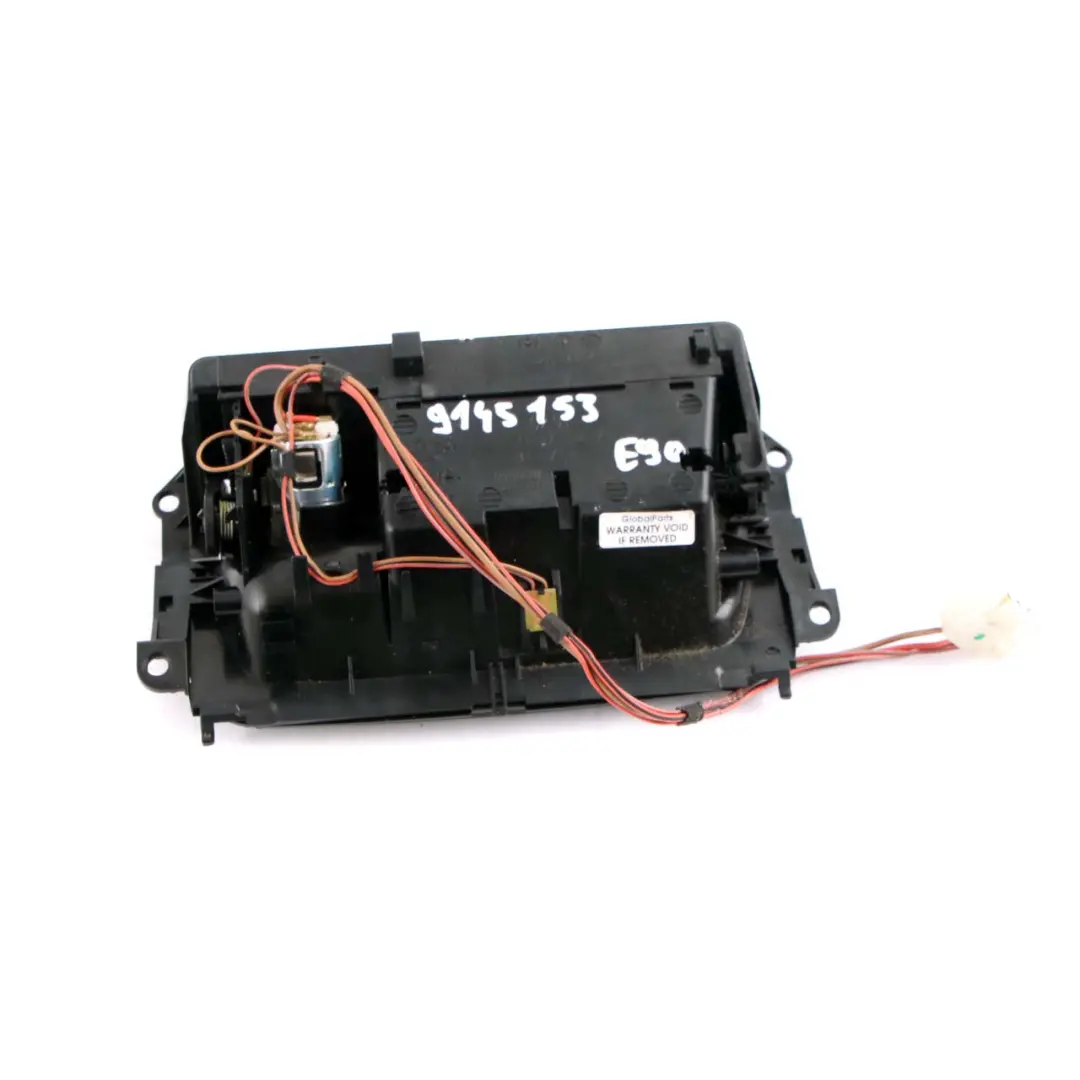 BMW E90 Aluminium-Dekor Aschenbecher Ablagefach Frontabdeckung Gletschersilber - SKU 9145153 - Teilenummer 9145153