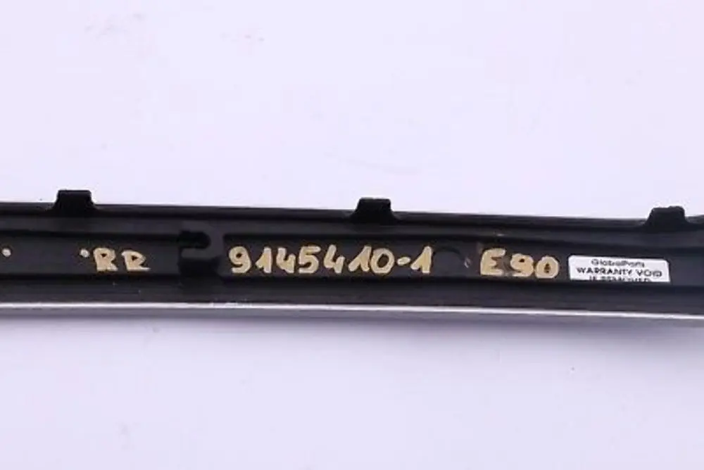 BMW 3 Series E90 Aluminium Decor Strip Trim Rear Right Door O/S Glacier Silber - SKU 9145410-1 - Part number 9145410