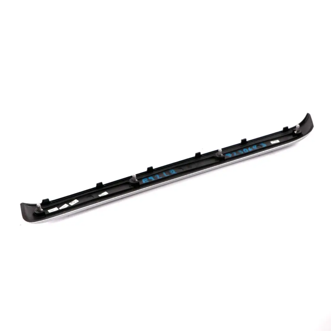 BMW E92 E93 Dekorleiste Tür Alu Leiste Verkleidung Hinten Links Glacier Silber - SKU 9145413-1 - Teilenummer 9145413