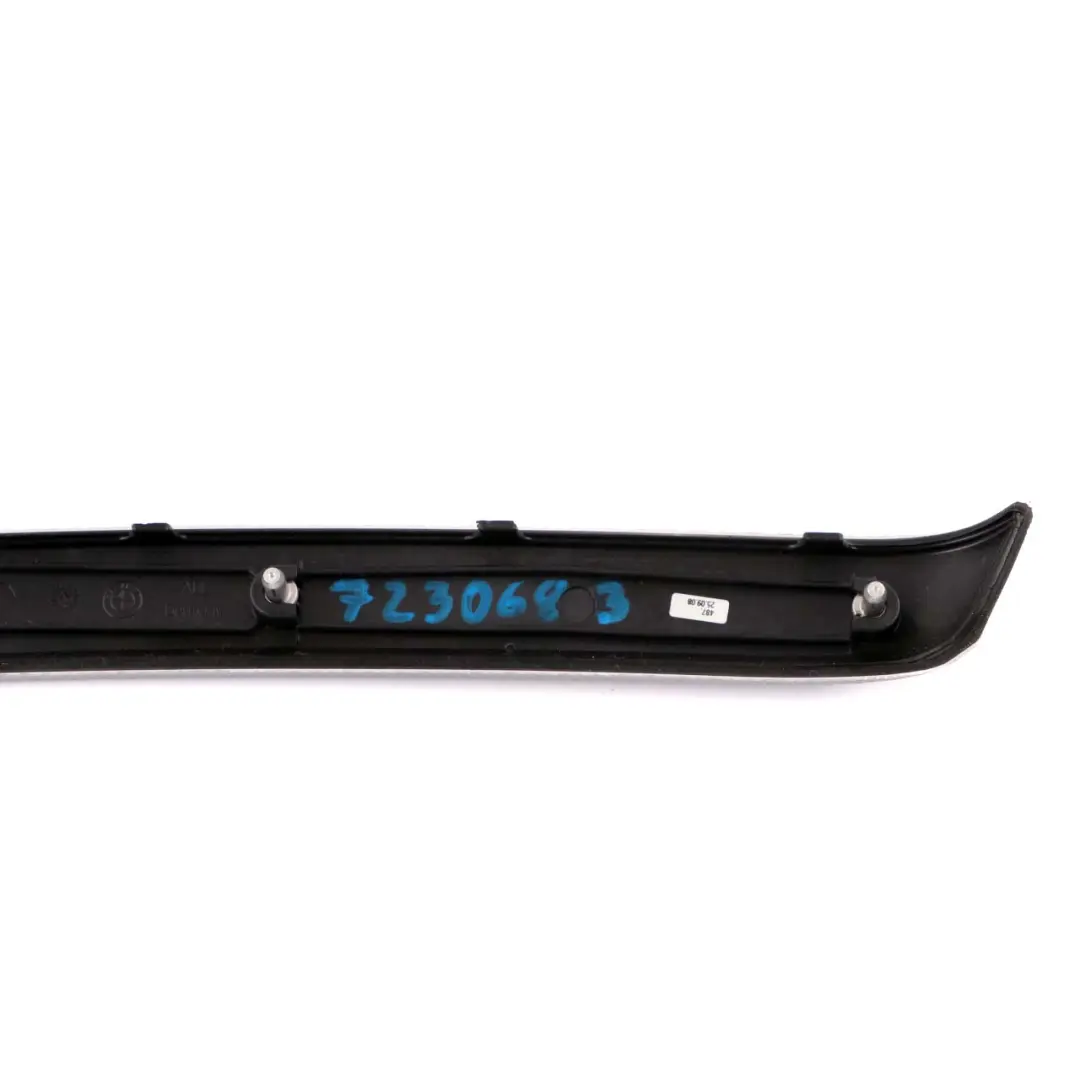 BMW E92 E93 Aluminio Decor Strip Trasera Izquierda Puerta Glacier Silber Silver - SKU 9145413-1 - Número de pieza 9145413