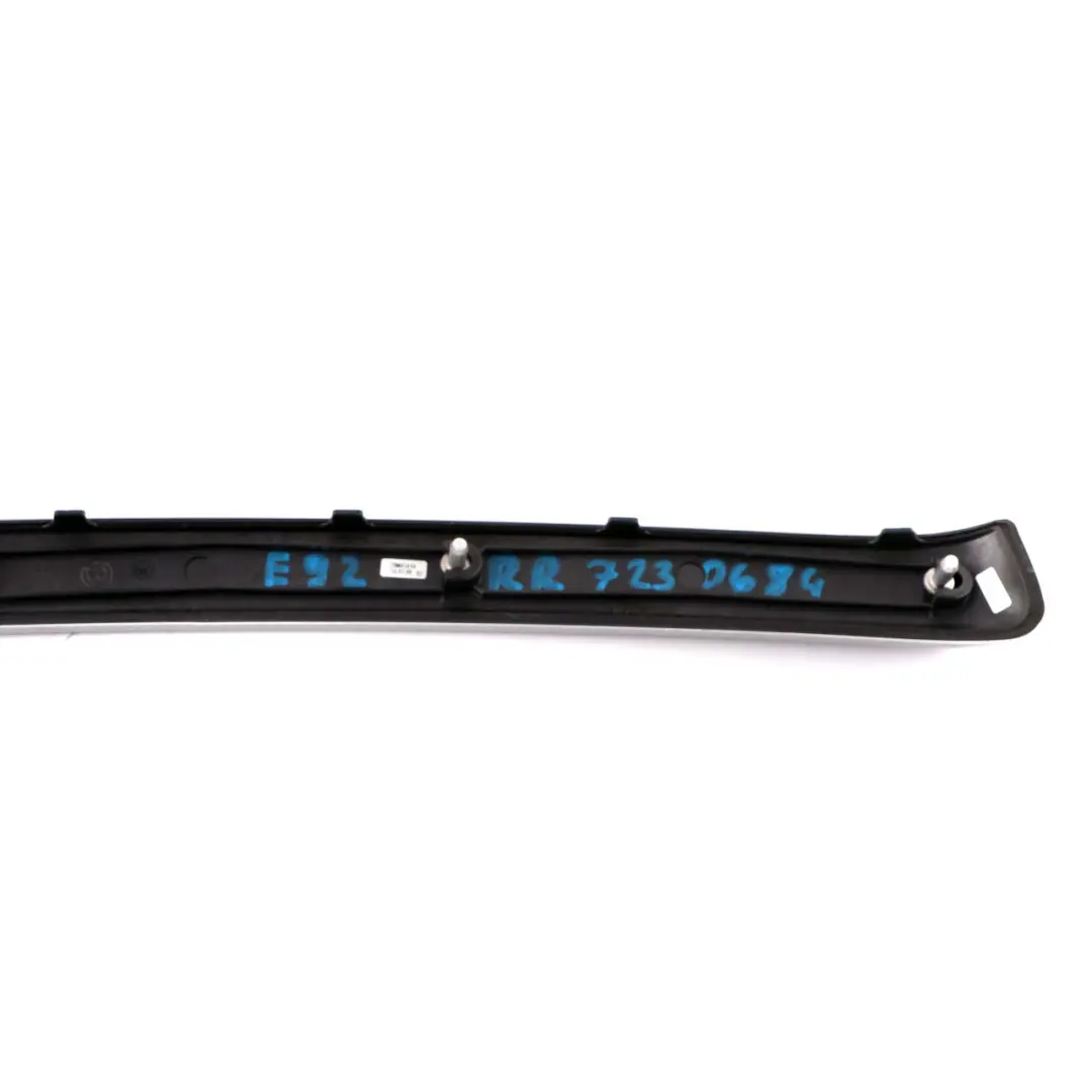 BMW E92 E93 Dekorleiste Tür Alu Leiste Verkleidung Hinten Rechts Glacier Silber - SKU 9145414-1 - Teilenummer 9145414