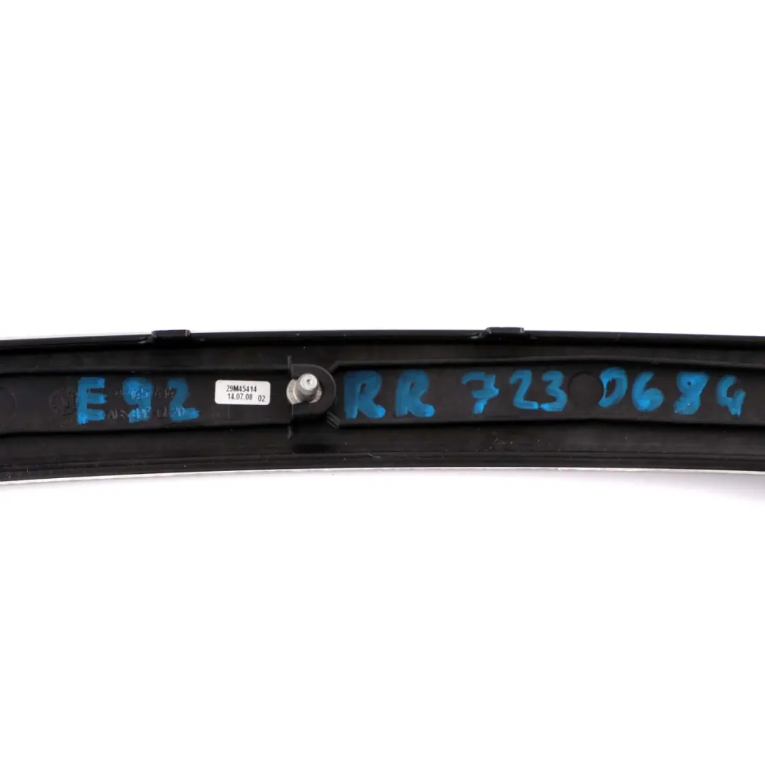 BMW E92 E93 Dekorleiste Tür Alu Leiste Verkleidung Hinten Rechts Glacier Silber - SKU 9145414-1 - Teilenummer 9145414