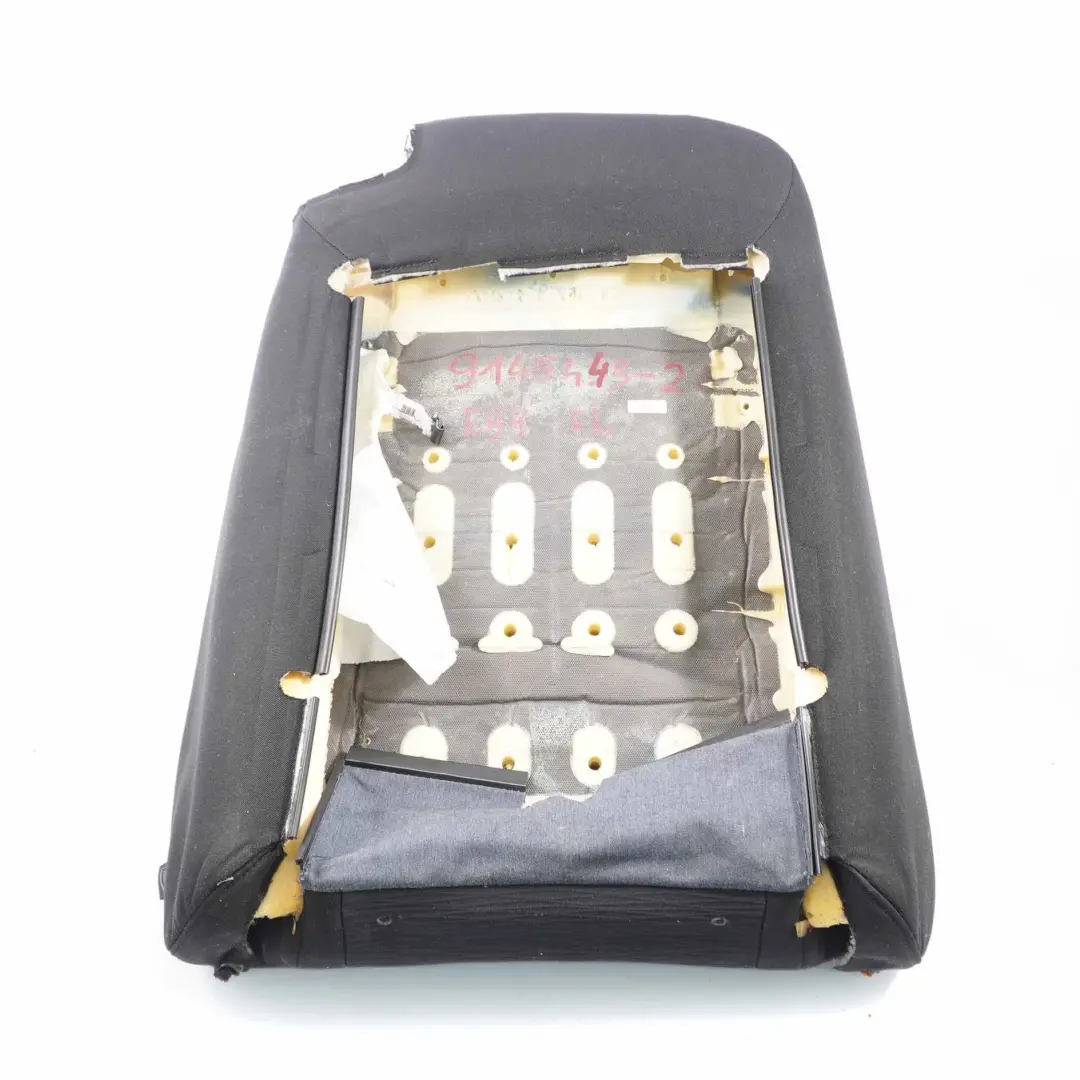 Backrest Front Left N/S Basic Seat Back Cover Cloth Elektra to BMW E88 Seat with Part number 9145443 BMW E88 Seat Backrest Front Left N/S Basic Seat Back Cover Cloth Elektra - SKU 9145443-2 - Part number 9145443