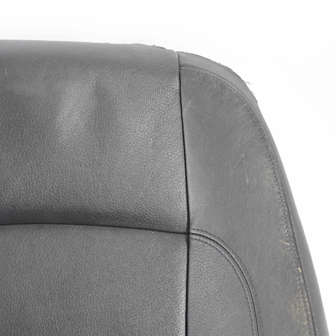 Front Left N/S Basic Seat Backrest Black Leather Boston to BMW E88 Seat Cover with Part number 9145473 BMW E88 Seat Cover Front Left N/S Basic Seat Backrest Black Leather Boston - SKU 9145473 - Part number 9145473