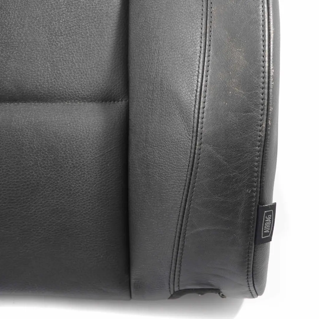 BMW E88 Seat Cover Front Left N/S Basic Seat Backrest Black Leather Boston - SKU 9145473 - Part number 9145473