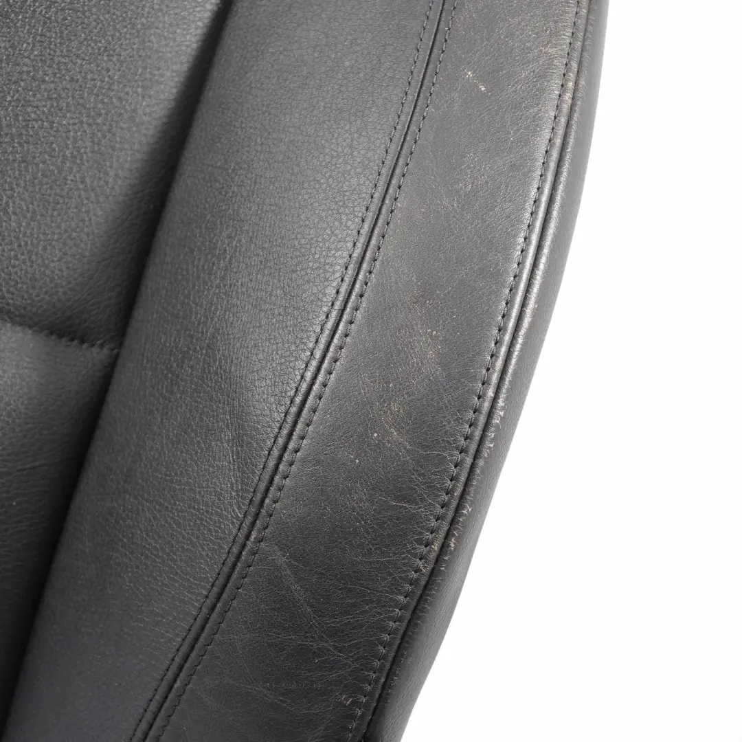 BMW E88 Coprisedile Anteriore Sinistro Schienale Pelle Nera Boston - SKU 9145473 - Numero di parte 9145473