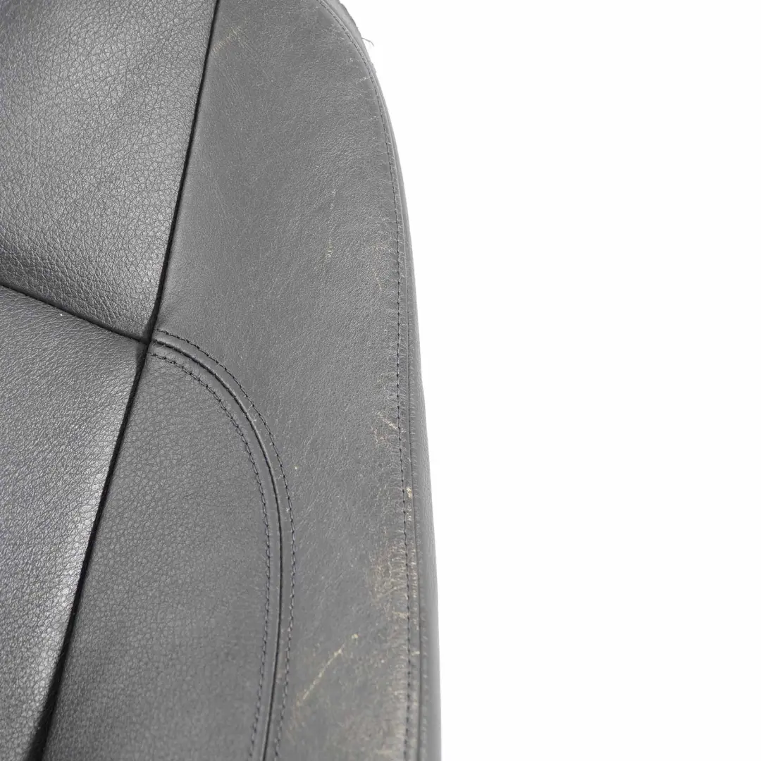 Front Left N/S Basic Seat Backrest Black Leather Boston to BMW E88 Seat Cover with Part number 9145473 BMW E88 Seat Cover Front Left N/S Basic Seat Backrest Black Leather Boston - SKU 9145473 - Part number 9145473