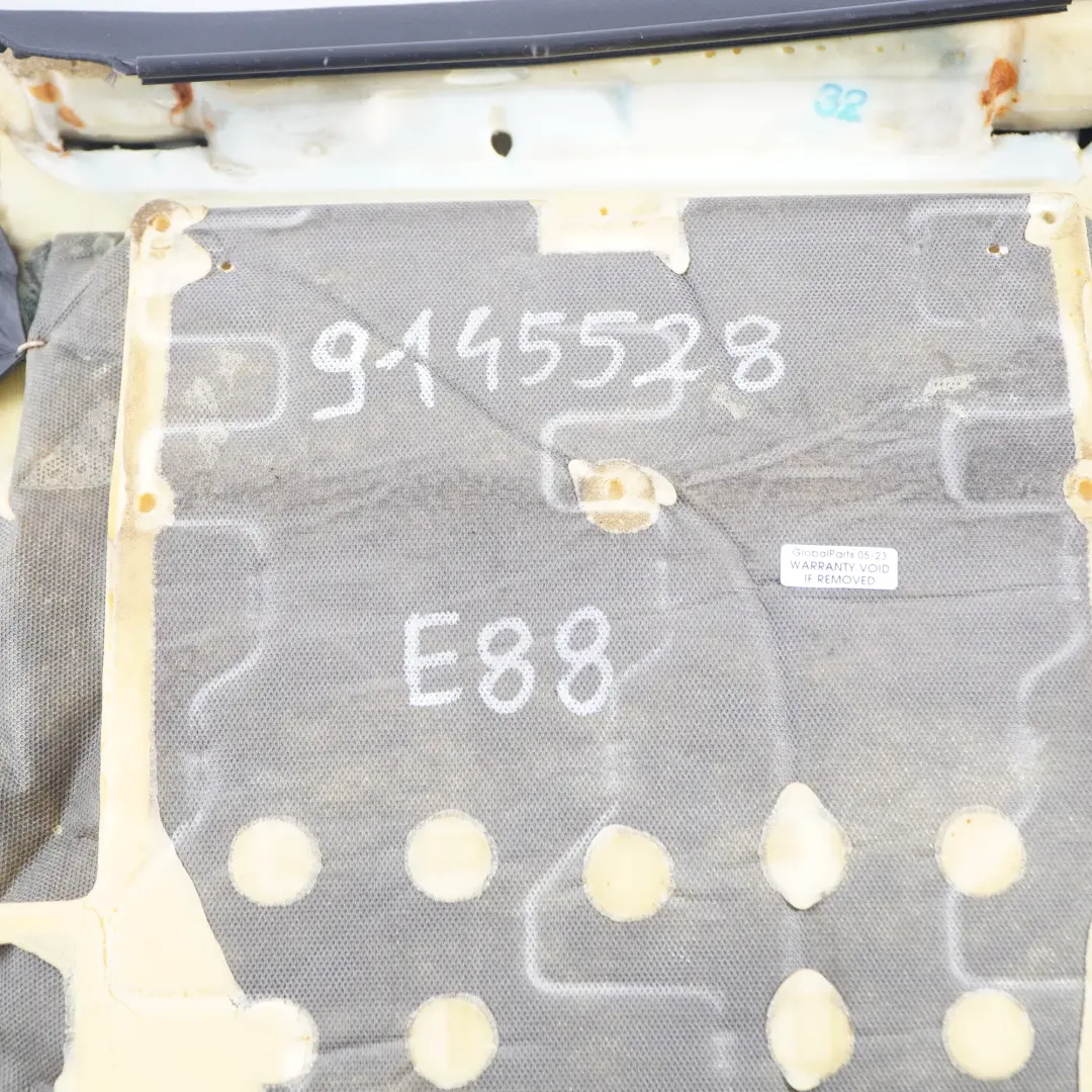 BMW E81 E82 E88 Funda Asiento Delantero Izquierdo Derecho Basico Cuero Negro - SKU 9145528 - Número de pieza 9145528