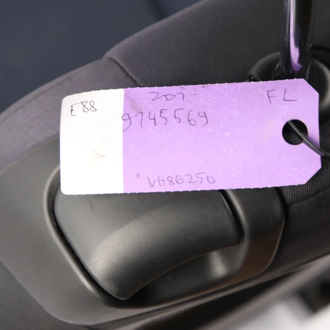 Front Seat BMW E88 Convertible M Sport Right O/S Cloth Fabric Side Monaco Blue to with Part number 9145569 Front Seat BMW E88 Convertible M Sport Right O/S Cloth Fabric Side Monaco Blue - SKU 9145569-1 - Part number 9145569