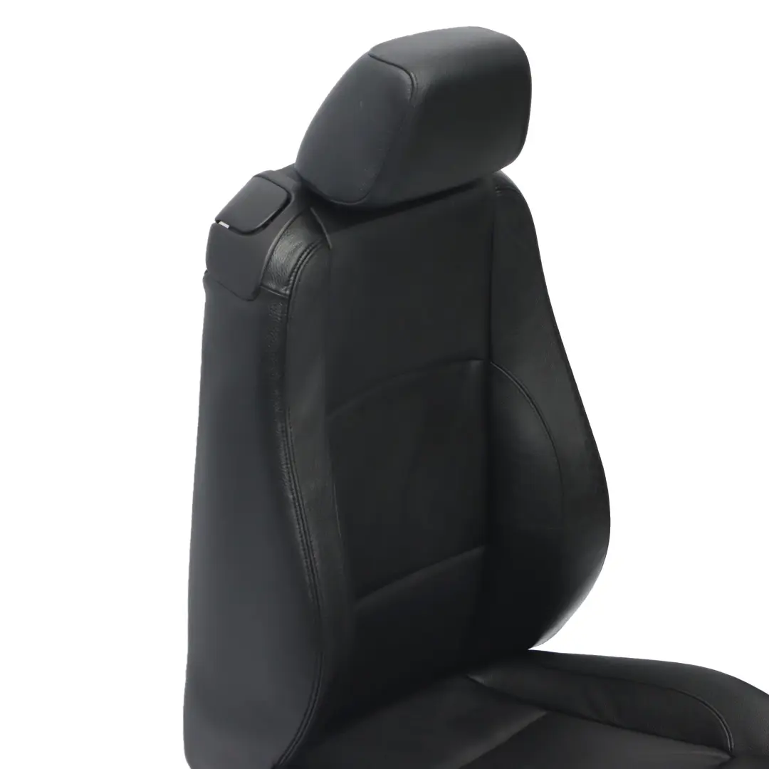 Front Right O/S Seat M Sport Heated Black Leather to BMW E88 Convertible with Part number 9145608 BMW E88 Convertible Front Right O/S Seat M Sport Heated Black Leather - SKU 9145608 - Part number 9145608