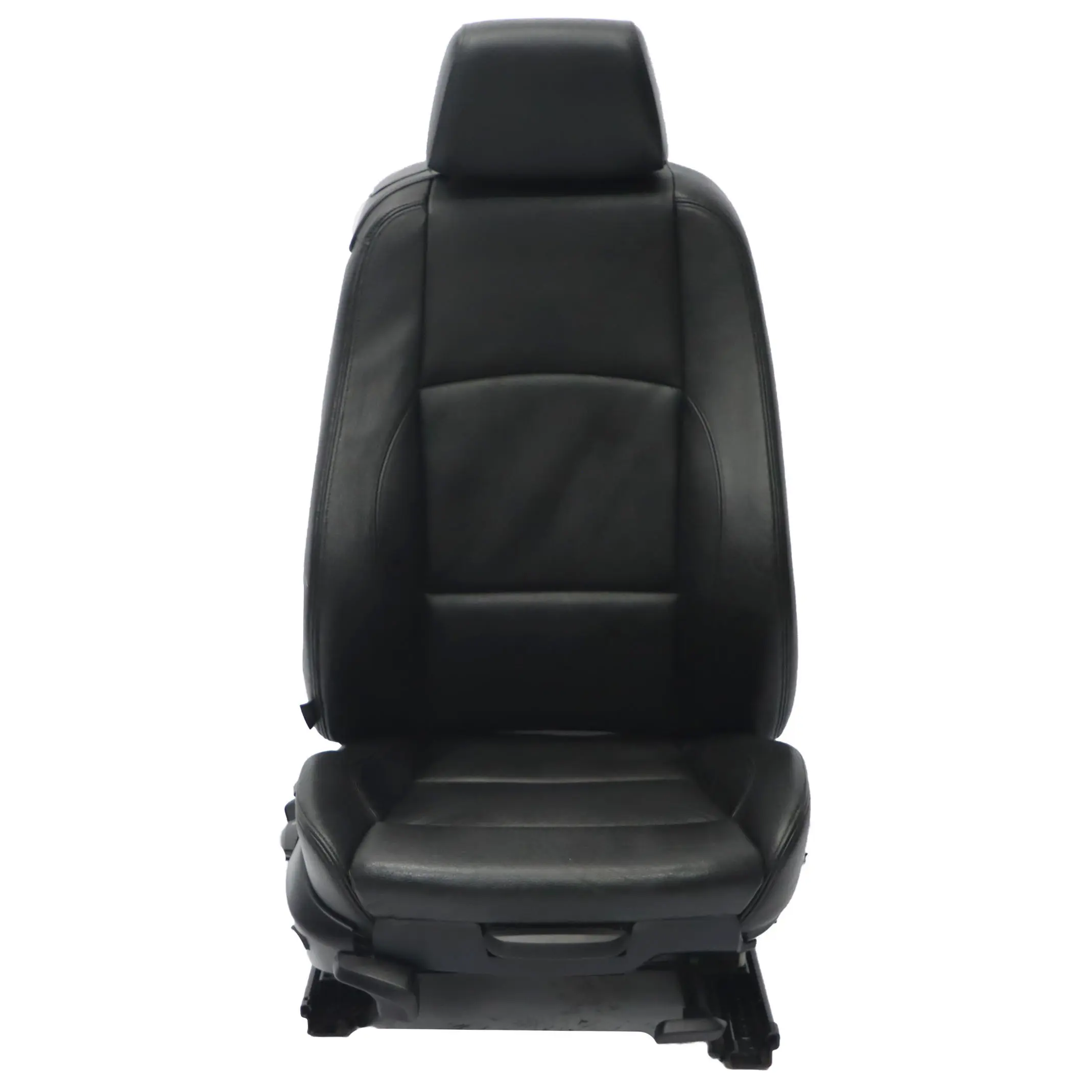 BMW E88 Convertible Delantero Derecho Asiento M Sport Calentado Cuero Negro