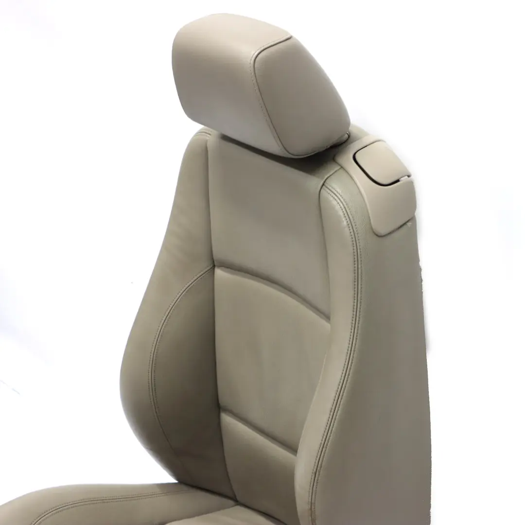 BMW E88 Sport Front Left N/S Seat Heated Leather Boston Beige Interior - SKU 9145613-1 - Part number 9145613