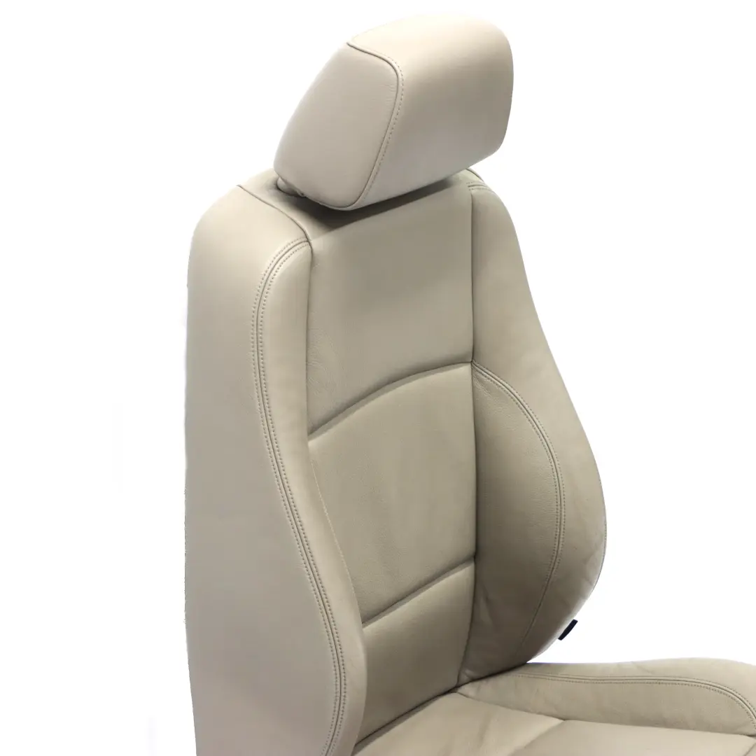 BMW E88 Sport Fotel Lewy Przód Podgrzewana Skóra Boston Beżowe Wnętrze - SKU 9145613-1 - Numer Części 9145613