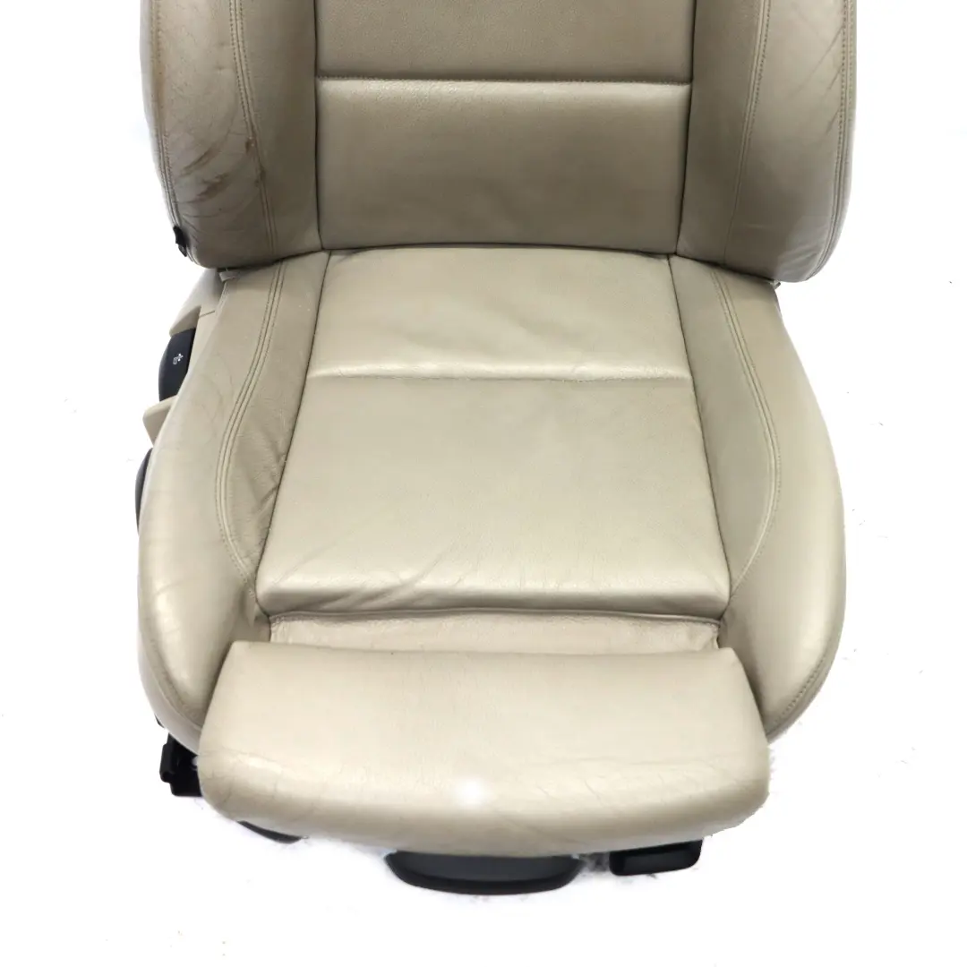BMW E88 Sport Vorne Rechts Sitz Beheizt Leder Boston Beige Interieur - SKU 9145614-1 - Teilenummer 9145614