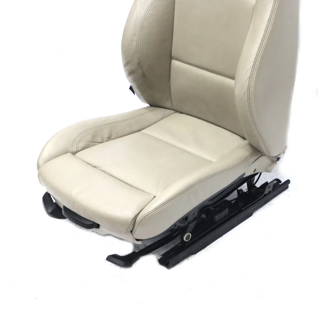 BMW E88 Sport Vorne Rechts Sitz Beheizt Leder Boston Beige Interieur - SKU 9145614-1 - Teilenummer 9145614