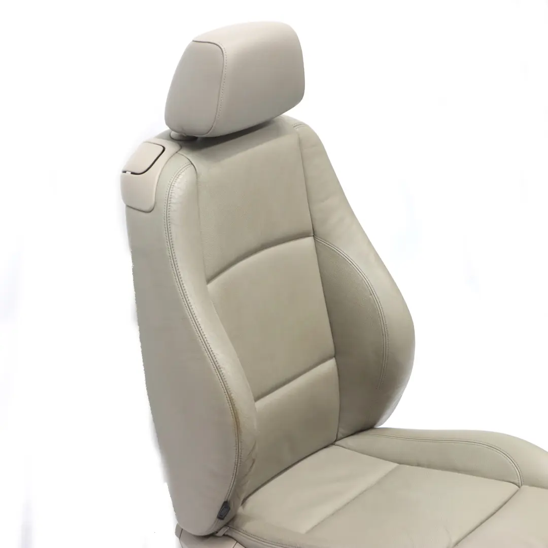 BMW E88 Sport Vorne Rechts Sitz Beheizt Leder Boston Beige Interieur - SKU 9145614-1 - Teilenummer 9145614