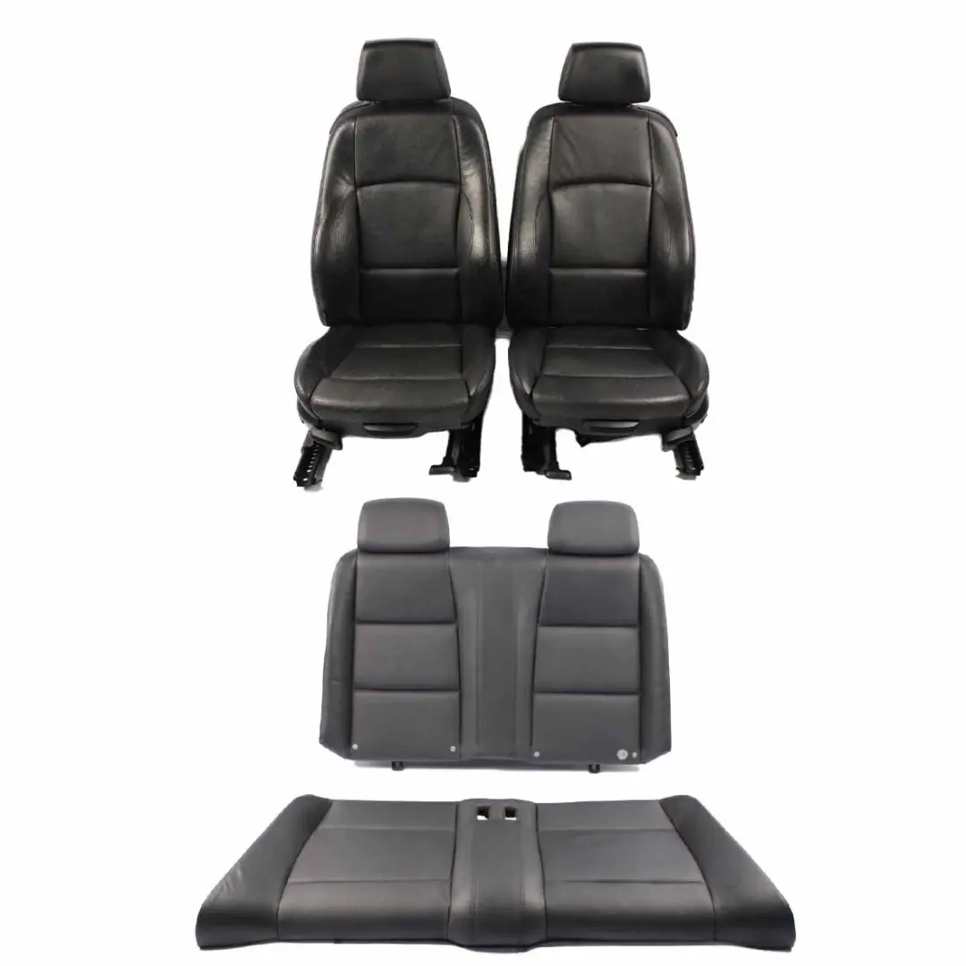  Leather Seats BMW E88 Convertible Heated M Sport Black Boston Seat Door Cards - SKU 9145681-1 - Part number 9145681