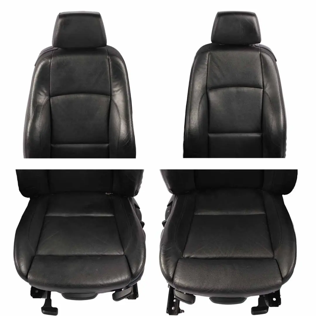  Leather Seats BMW E88 Convertible Heated M Sport Black Boston Seat Door Cards - SKU 9145681-1 - Part number 9145681