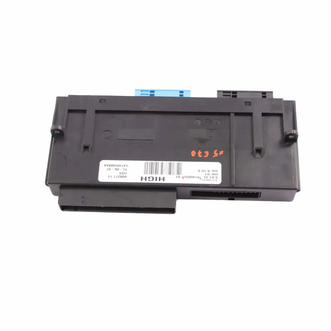 Body Control Module BMW X5 E70 ECU Junction Box High PL4 JBBFEII to with Part number 9146035 Body Control Module BMW X5 E70 ECU Junction Box High PL4 JBBFEII - SKU 9146035 - Part number 9146035
