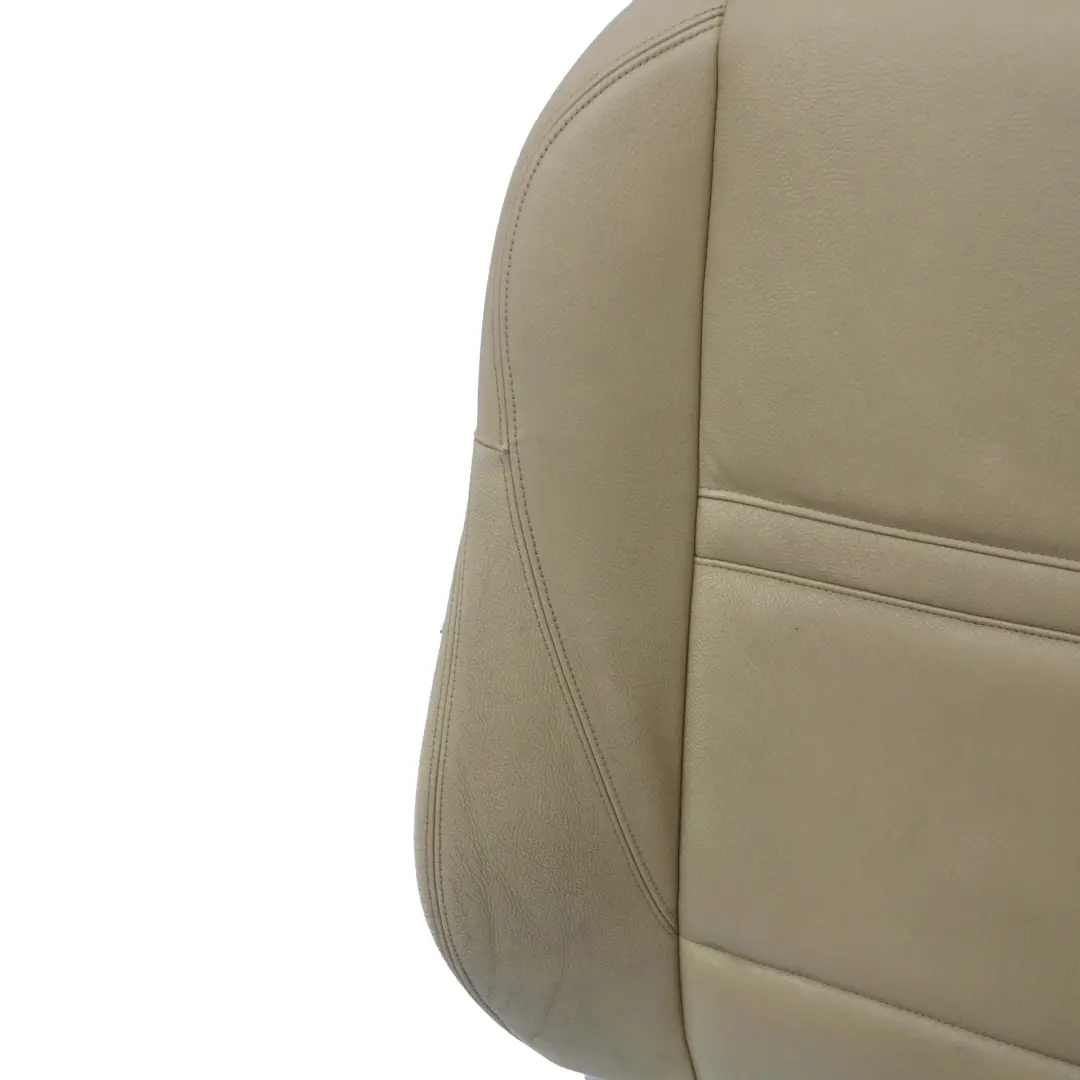 BMW X5 X6 E70 E71 Vordersitz Lehne Bezug Rechts Leder Nevada Oyster - SKU 9146119-1 - Teilenummer 9146119
