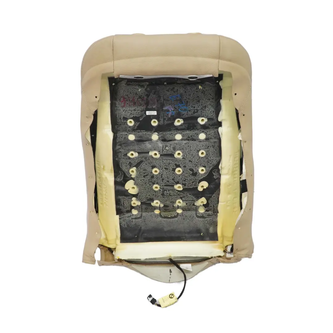 Vordersitz Lehne Bezug Rechts Leder Nevada Oyster für BMW X5 X6 E70 E71 mit Teilenummer 9146119 BMW X5 X6 E70 E71 Vordersitz Lehne Bezug Rechts Leder Nevada Oyster - SKU 9146119-1 - Teilenummer 9146119