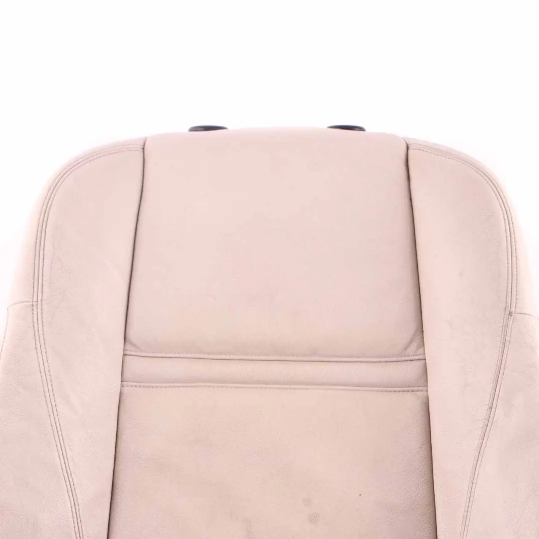 Backrest BMW X5 E70 Front Right O/S Back Cover Leather Nevada Oyster to Seat with Part number 9146119 Seat Backrest BMW X5 E70 Front Right O/S Back Cover Leather Nevada Oyster - SKU 9146119-2 - Part number 9146119