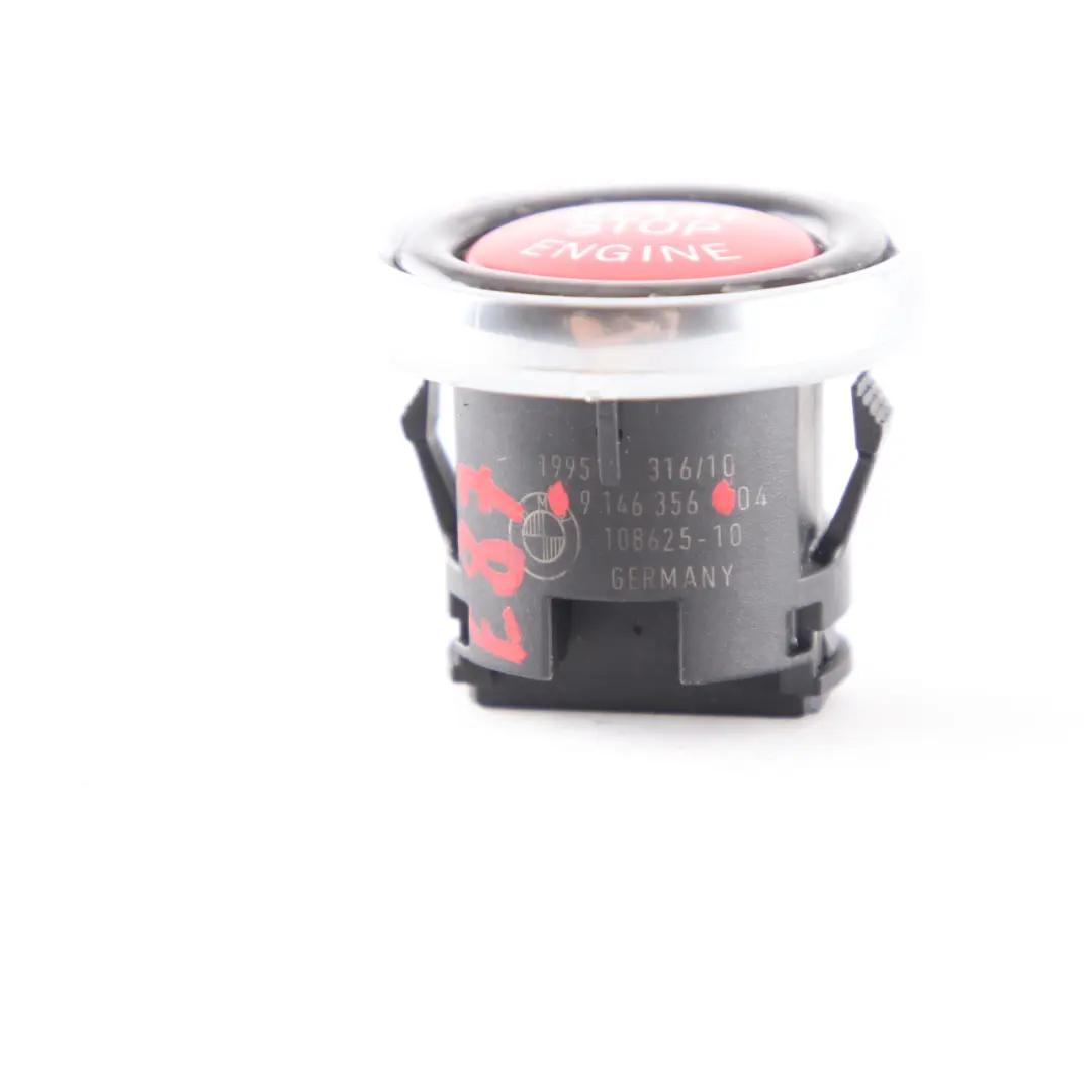 Starter / Stop Switch Part Red Button Carbon Look to BMW E92 E93 LCI with Part number 9146356 BMW E92 E93 LCI Starter / Stop Switch Part Red Button Carbon Look - SKU 9146356-3 - Part number 9146356