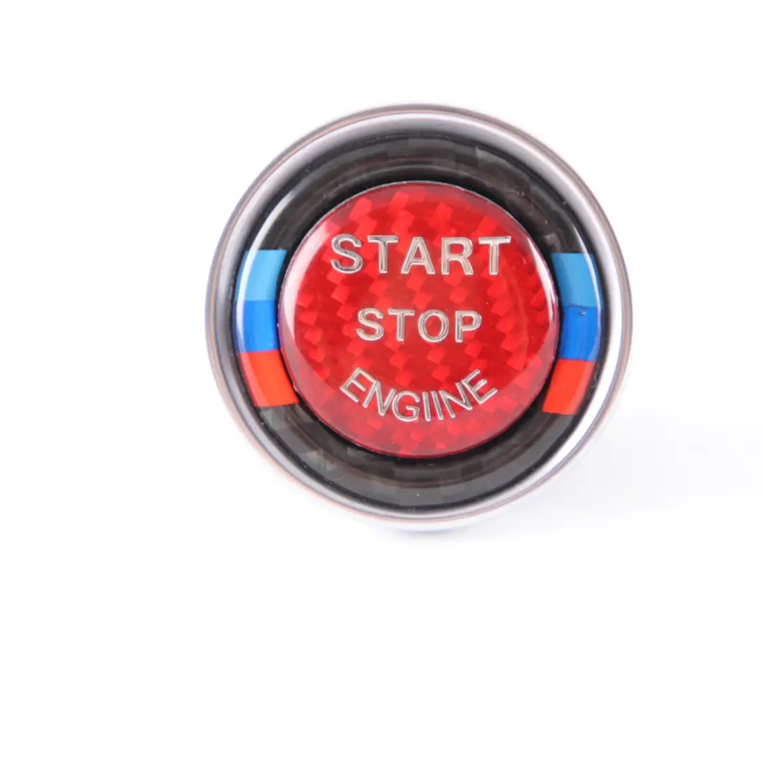 Starter / Stop Switch Part Button M-Sport Look Chrome to BMW E92 E93 LCI with Part number 9146356 BMW E92 E93 LCI Starter / Stop Switch Part Button M-Sport Look Chrome - SKU 9146356-4 - Part number 9146356