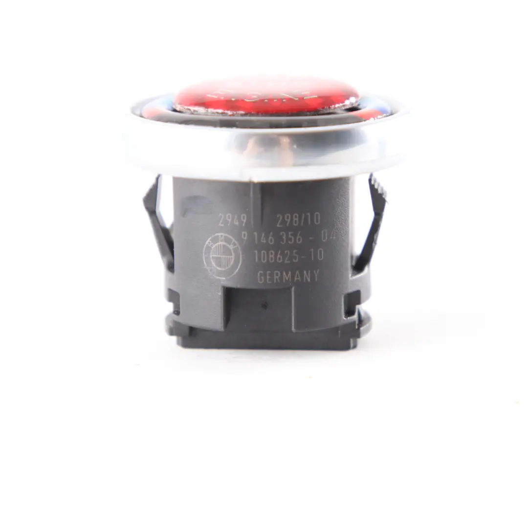Starter / Stop Switch Part Button M-Sport Look Chrome to BMW E92 E93 LCI with Part number 9146356 BMW E92 E93 LCI Starter / Stop Switch Part Button M-Sport Look Chrome - SKU 9146356-4 - Part number 9146356