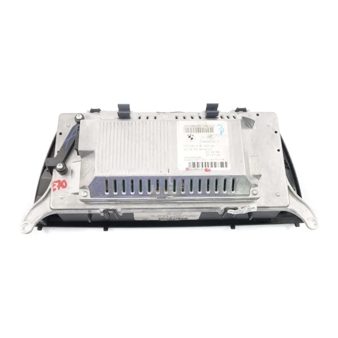 BMW X5 X6 E70 E71 Board Monitor Sat Nav System Screen 8,8" - SKU 9146651 - Part number 9146651