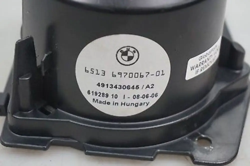 BMW E65 E66 Głośnik Półki Tylnej HiFi Lewy - SKU 9146975 - Numer Części 9146975
