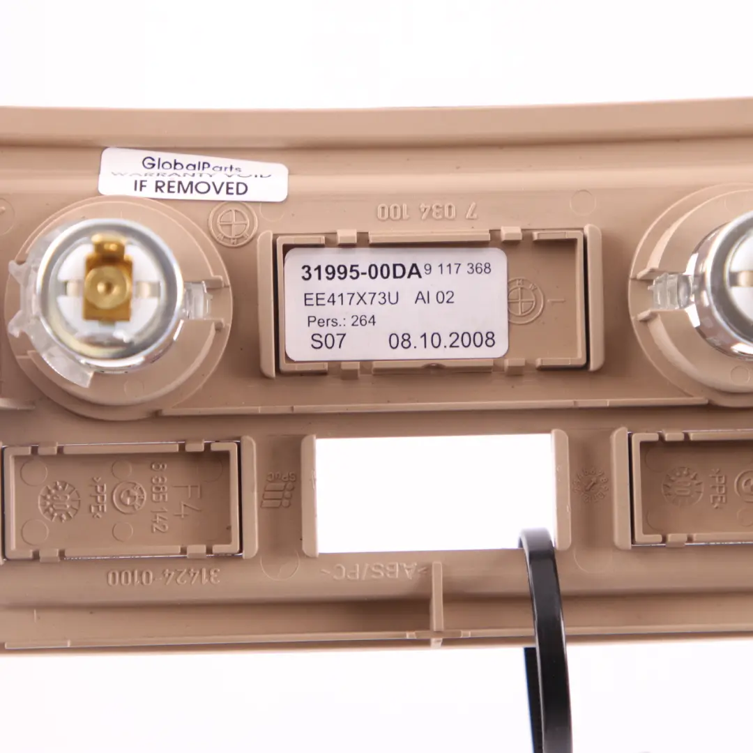 Console Trim BMW E60 E61 Rear Centre Cigarette Lighter Panel Cremebeige 9117368 to with Part number 9147012 Console Trim BMW E60 E61 Rear Centre Cigarette Lighter Panel Cremebeige 9117368 - SKU 9147012-1 - Part number 9147012