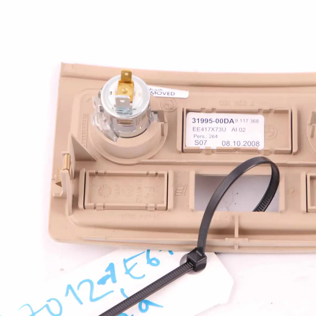 Console Trim BMW E60 E61 Rear Centre Cigarette Lighter Panel Cremebeige 9117368 to with Part number 9147012 Console Trim BMW E60 E61 Rear Centre Cigarette Lighter Panel Cremebeige 9117368 - SKU 9147012-1 - Part number 9147012