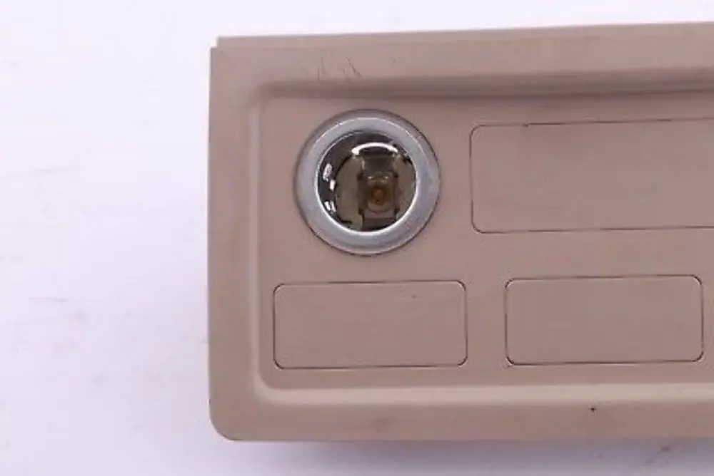 Centre Console Cigarette Lighter Trim Cremebeige to BMW 5 SERIES E60 E61 Rear with Part number 7141357 BMW 5 SERIES E60 E61 Rear Centre Console Cigarette Lighter Trim Cremebeige - SKU 9147012 - Part number 7141357