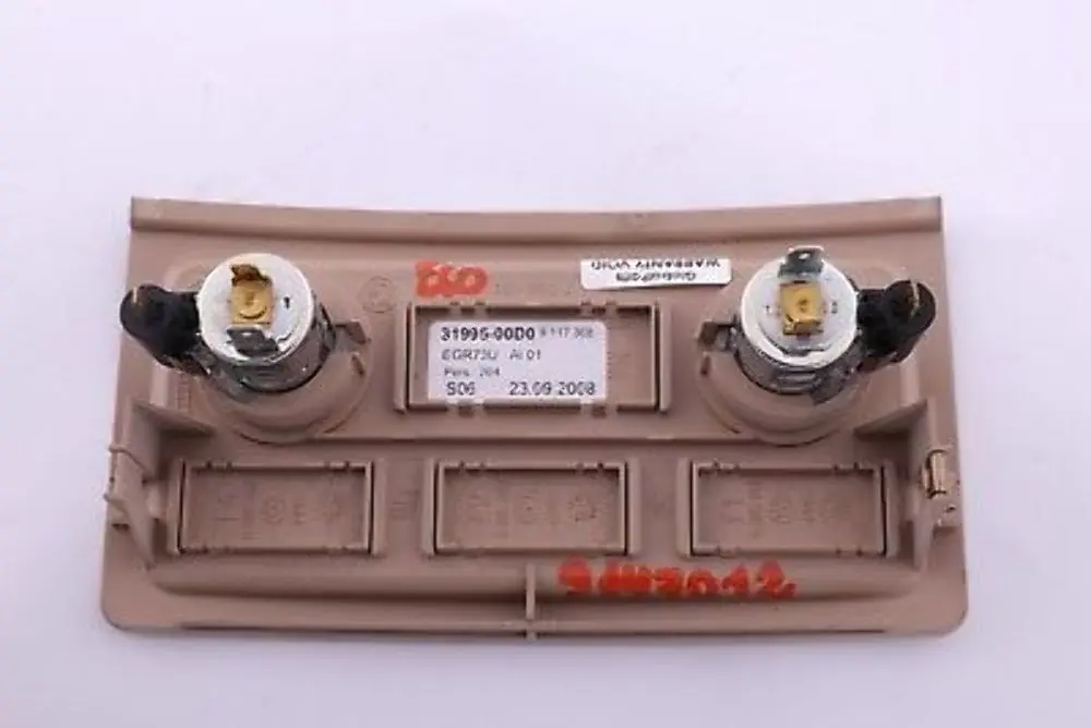 BMW 5 SERIES E60 E61 Rear Centre Console Cigarette Lighter Trim Cremebeige - SKU 9147012 - Part number 7141357