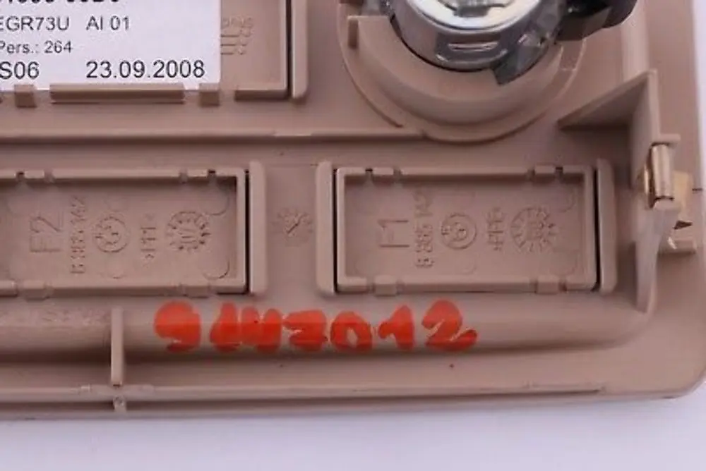 BMW 5 SERIES E60 E61 Rear Centre Console Cigarette Lighter Trim Cremebeige - SKU 9147012 - Part number 7141357