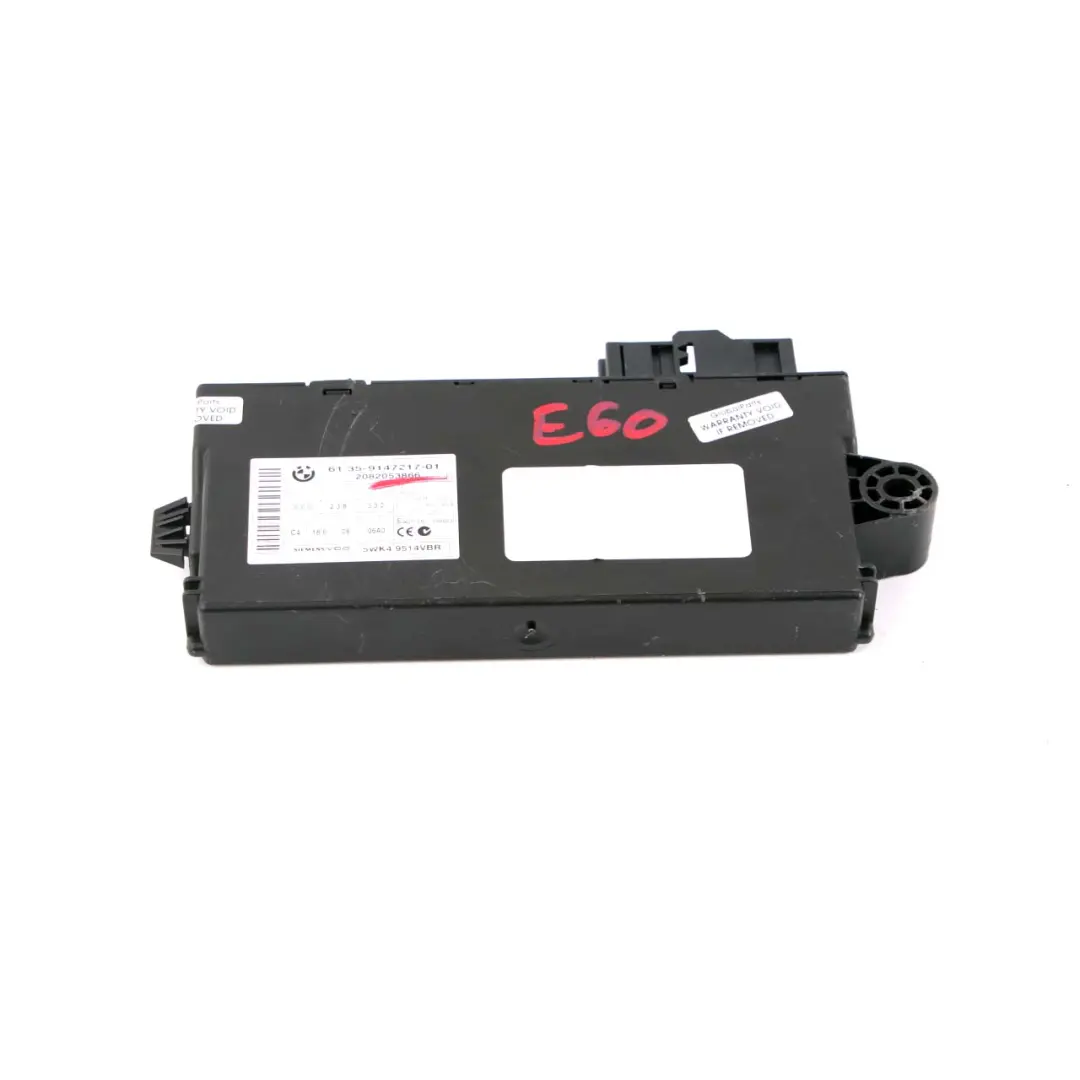 CAS3 Control Unit Key Reading Module to BMW E60 E81 E87 E90 E91 E92 E93 with Part number 9147217 BMW E60 E81 E87 E90 E91 E92 E93 CAS3 Control Unit Key Reading Module - SKU 9147217 - Part number 9147217