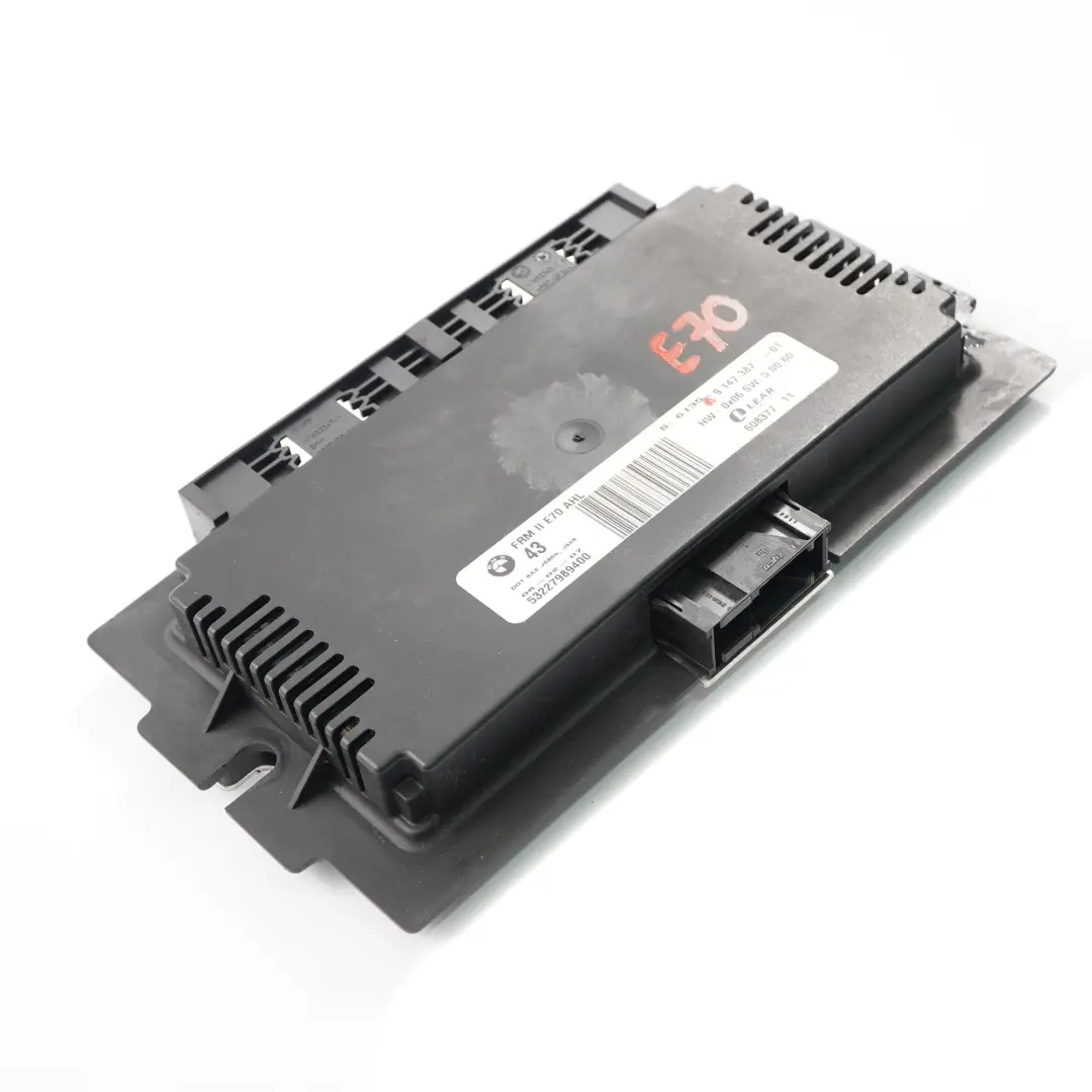 Fußraum ECU Licht steuergerät Modul FRM II Lear für BMW X5 E70 mit Teilenummer 9147387 BMW X5 E70 Fußraum ECU Licht steuergerät Modul FRM II Lear - SKU 9147387 - Teilenummer 9147387