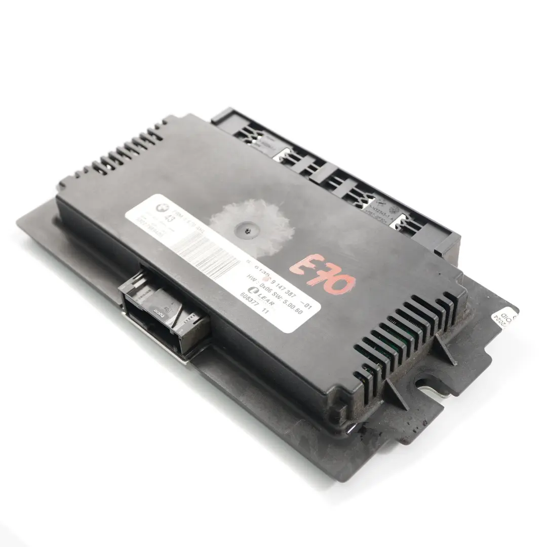 BMW X5 E70 Moduł Sterownik Świateł ECU FRM II Lear - SKU 9147387 - Numer Części 9147387