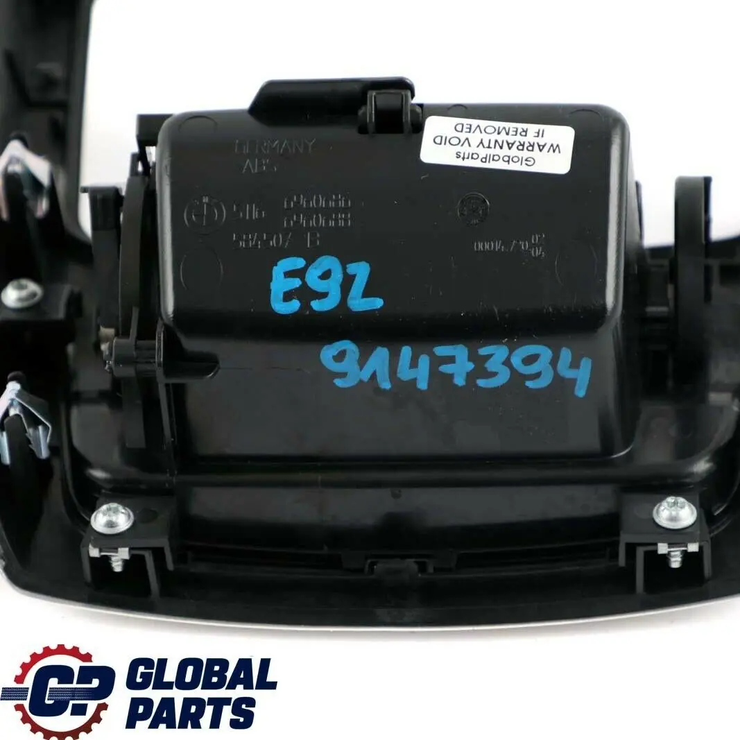 BMW 3 er E92 E93 Blende Fondkonsole Vorne Mittelkonsole Aluminium Feinschliff - SKU 9147394 - Teilenummer 9147394