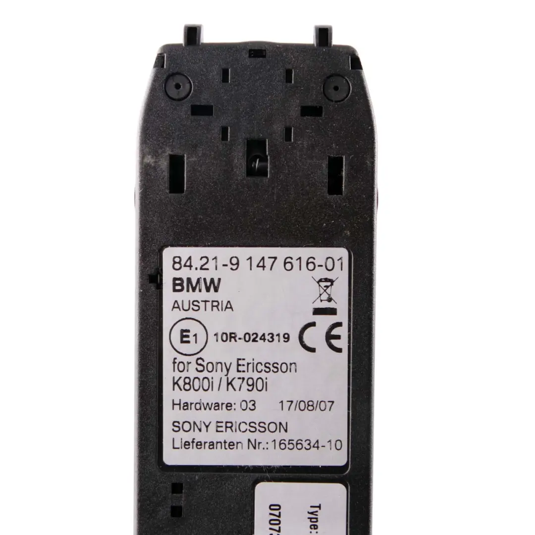 Coooper R50 R55 R56 R60 Basic Telephone Snap-in Adapter SE K800I to Mini with Part number 9147616 Mini Coooper R50 R55 R56 R60 Basic Telephone Snap-in Adapter SE K800I - SKU 9147616 - Part number 9147616