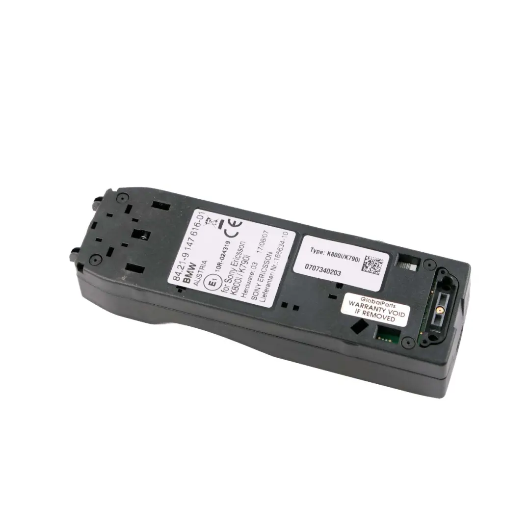 Coooper R50 R55 R56 R60 Basic Telephone Snap-in Adapter SE K800I to Mini with Part number 9147616 Mini Coooper R50 R55 R56 R60 Basic Telephone Snap-in Adapter SE K800I - SKU 9147616 - Part number 9147616