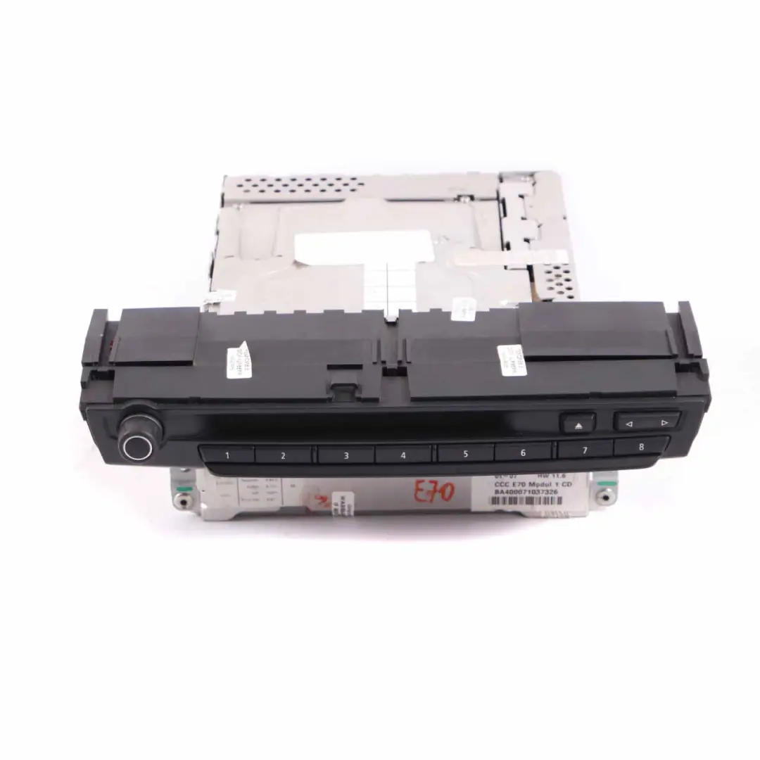 Sistema De Navegación CCC CD Player Sat Nav Head Unit para BMW X5 E70 con número de pieza 9147618 BMW X5 E70 Sistema De Navegación CCC CD Player Sat Nav Head Unit - SKU 9147618 - Número de pieza 9147618