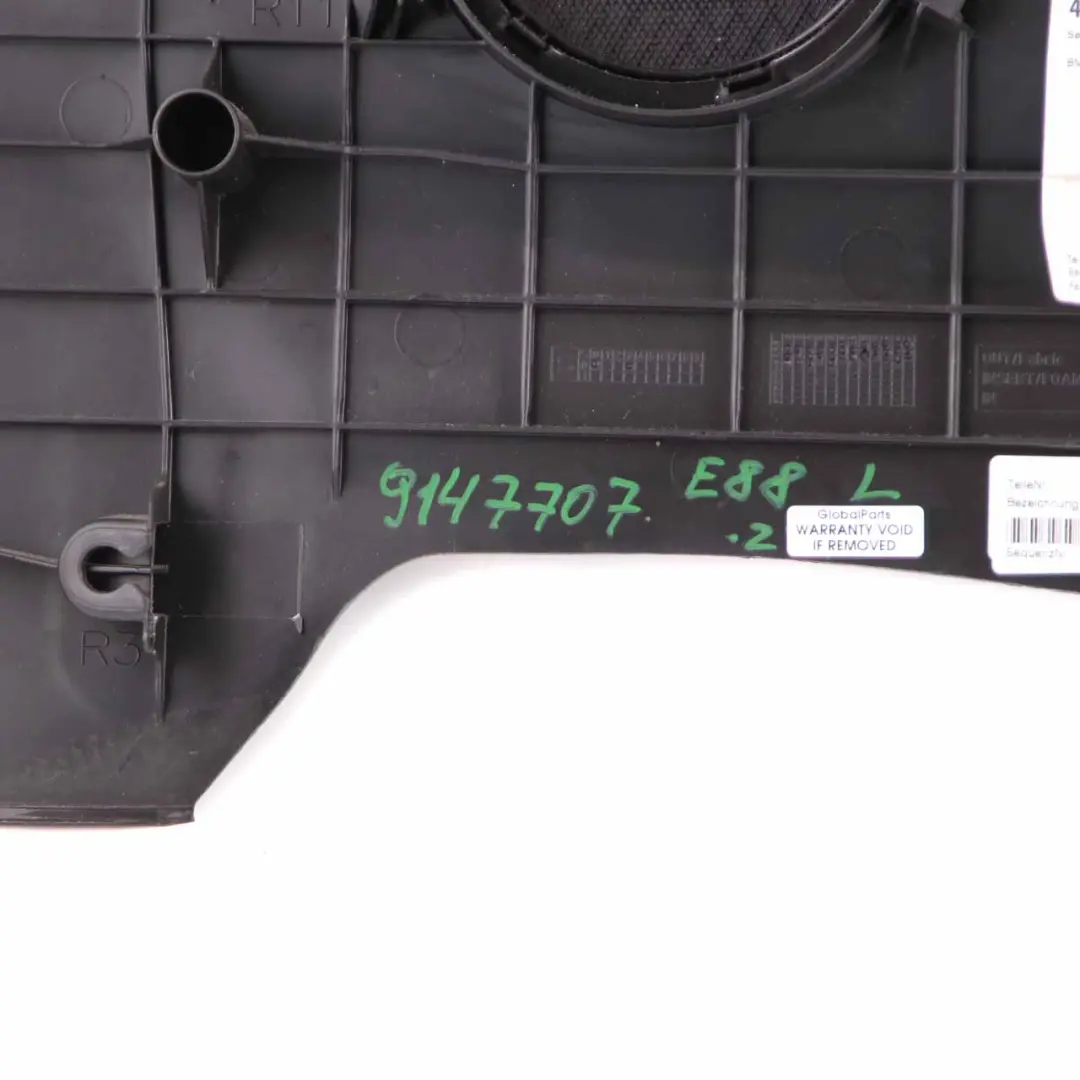 BMW E88 Lateral Trim Panel Rear Left N/S Cabrio Cloth Fabric Monaco Blue - SKU 9147707 - Part number 9147707